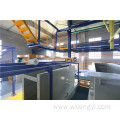 Transition trolley of electroplating production line